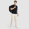 Buy 1, Get 1 Free - Wrinkle-Free & Sweat-Wicking Peak Travel Trousers With Adjustable Waistband & Pockets