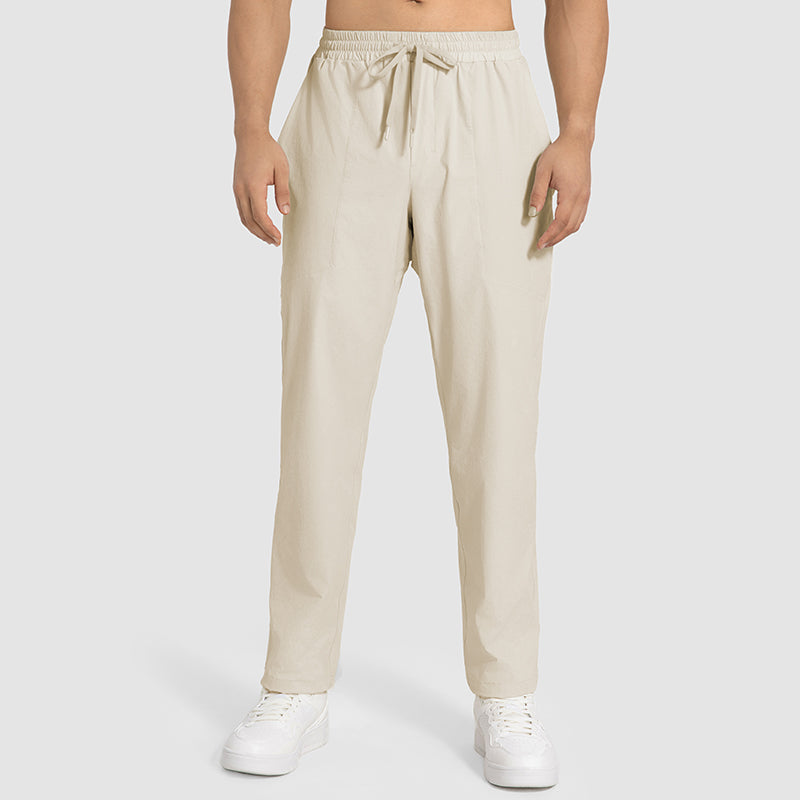 Buy 1, Get 1 Free - Wrinkle-Free & Sweat-Wicking Peak Travel Trousers With Adjustable Waistband & Pockets