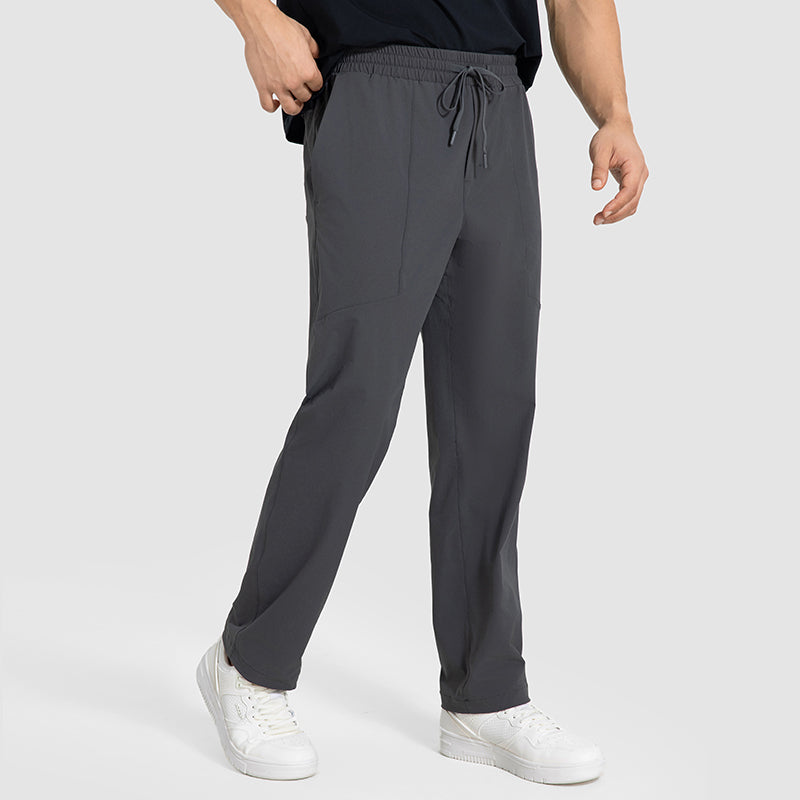 Buy 1, Get 1 Free - Wrinkle-Free & Sweat-Wicking Peak Travel Trousers With Adjustable Waistband & Pockets