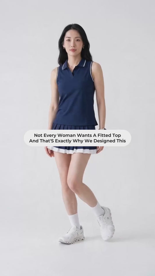 Buy 1, Get 1 Free - Cooling, Breathable & Sweat-Wicking Match Point Polo Top