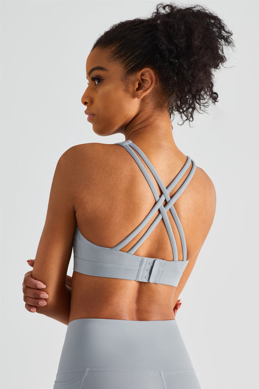 Buttery Soft Arise Running Sports Bra With Clasps