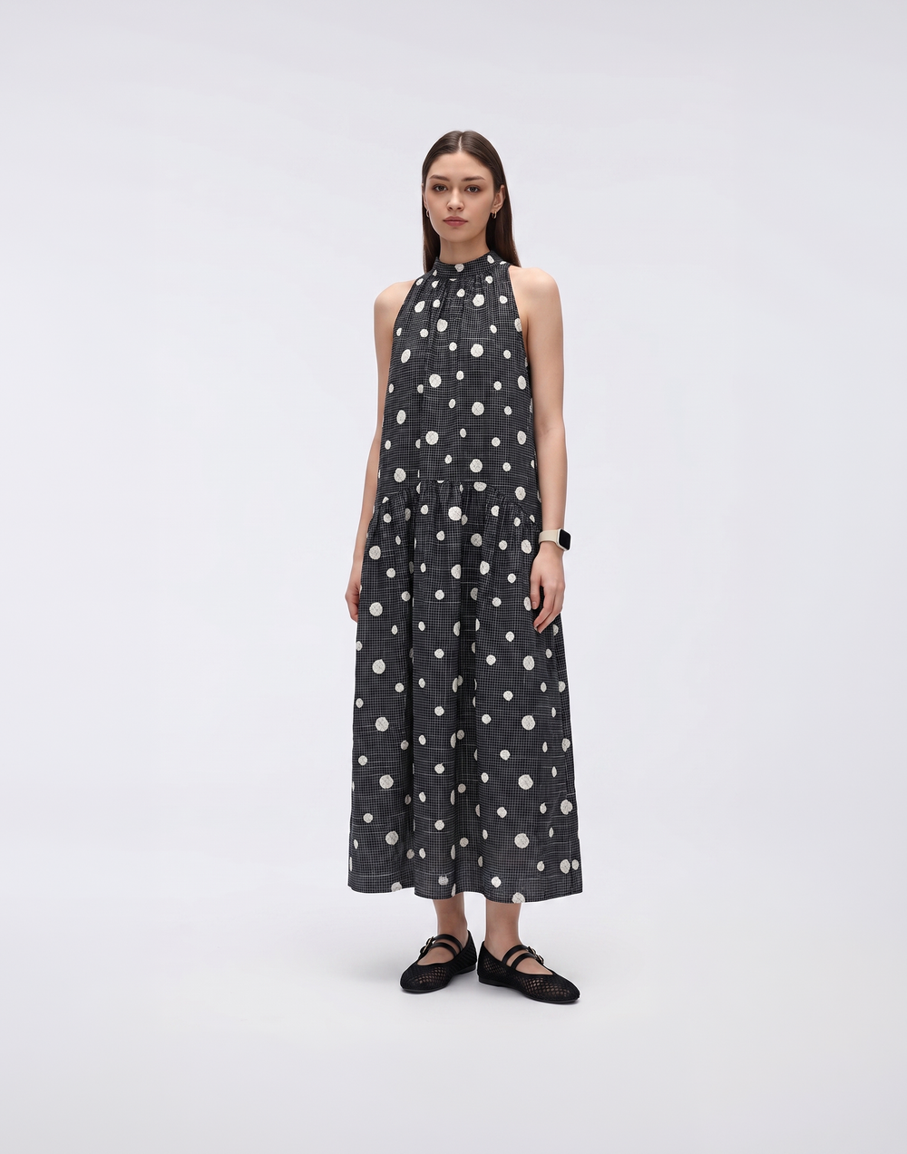 Breathable & Tummy Friendly Dottie Dress With Pockets