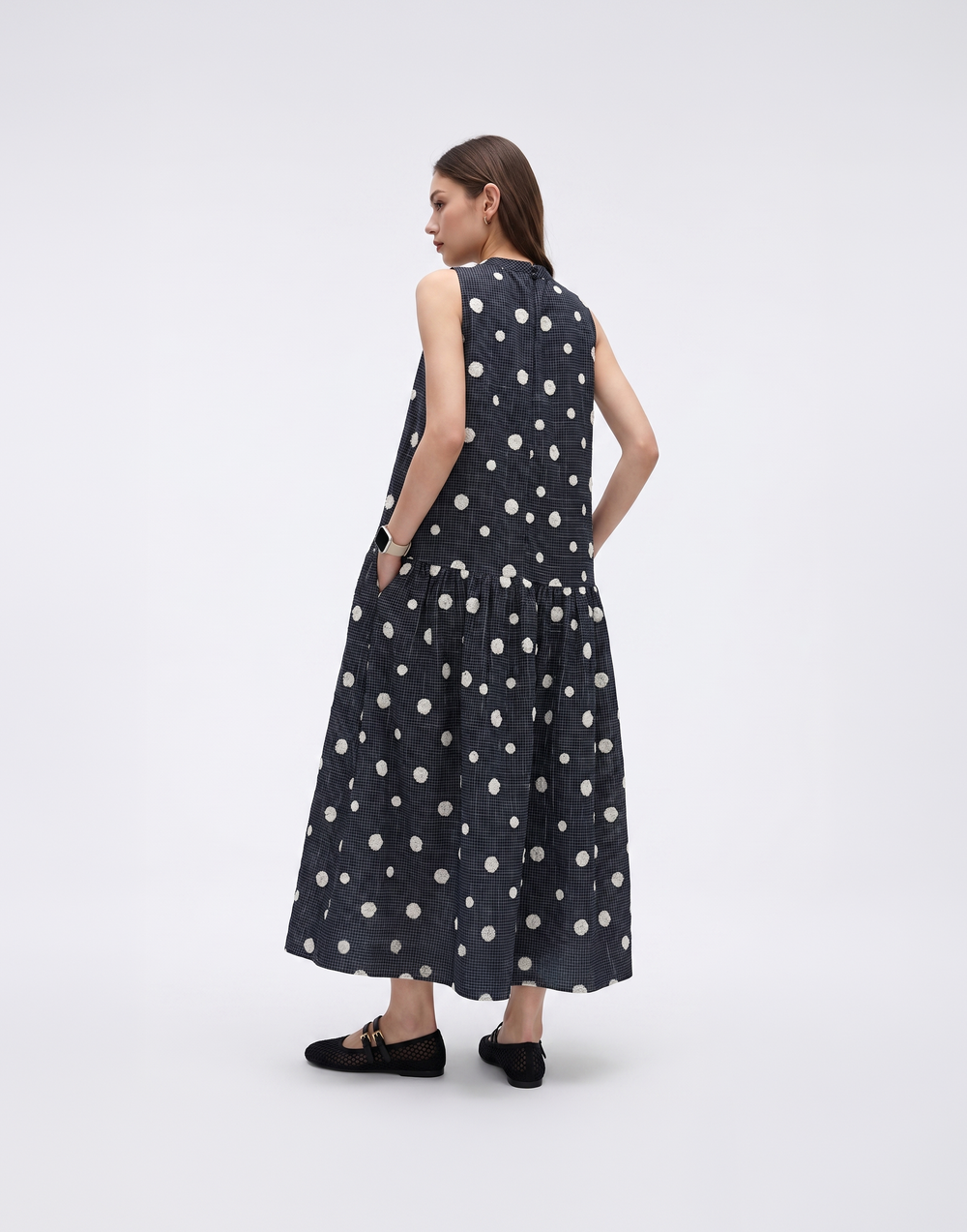 Breathable & Tummy Friendly Dottie Dress With Pockets