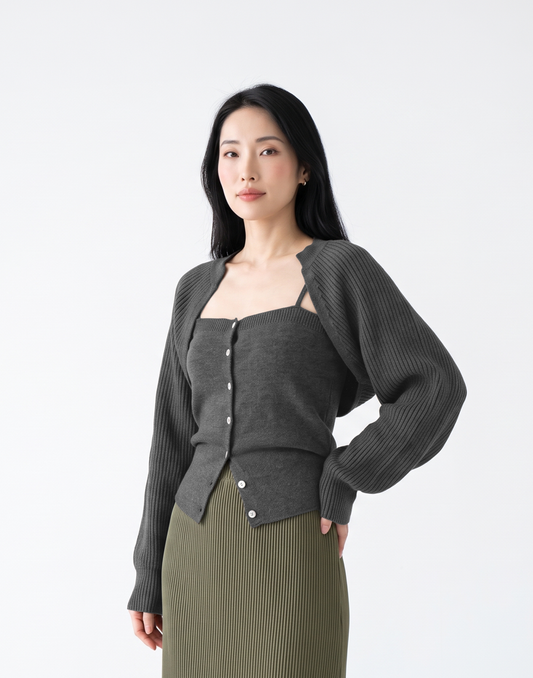 Buttery Soft & Warm Free Size Snowfall Top With Sleeves
