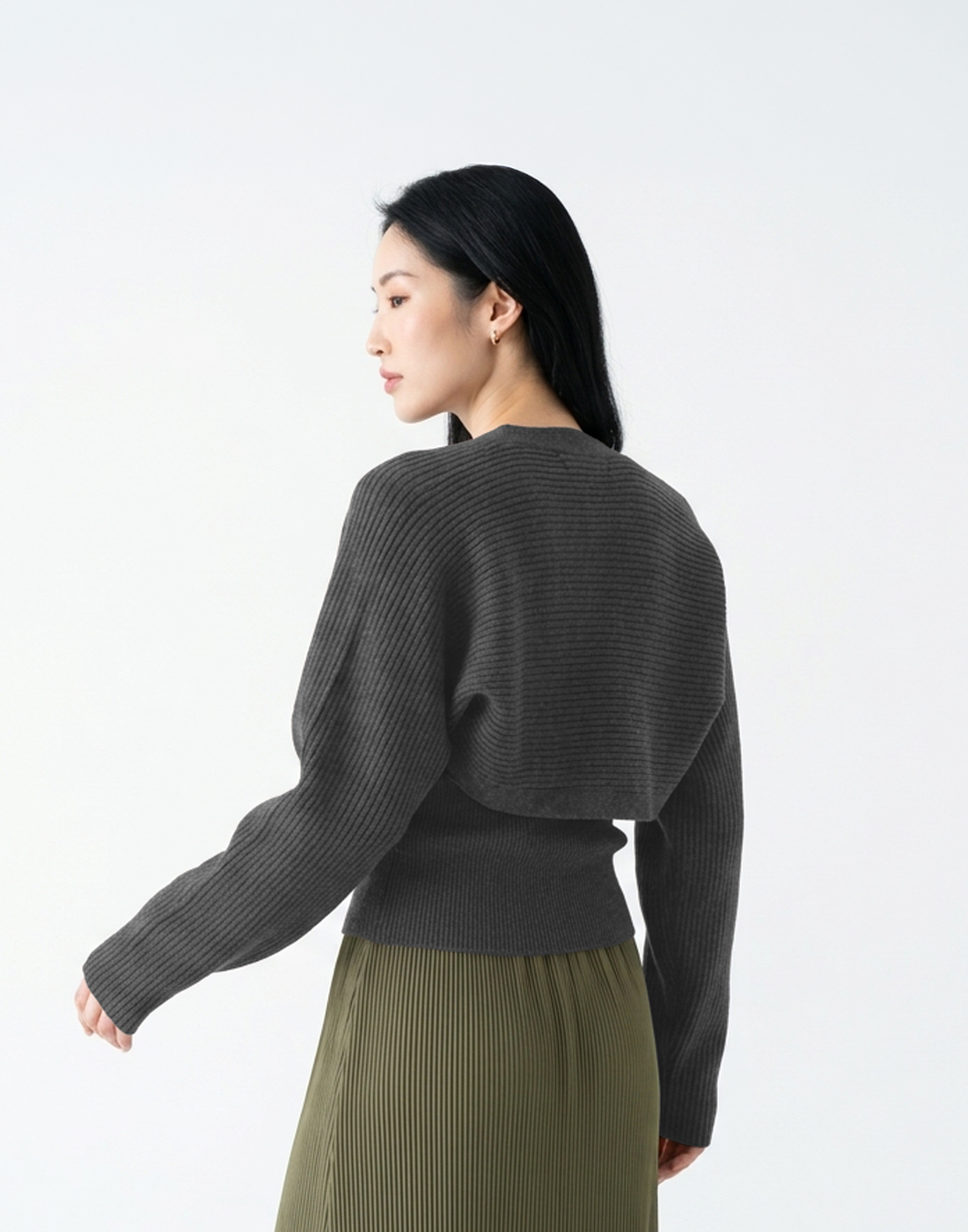 Buttery Soft & Warm Free Size Snowfall Top With Sleeves