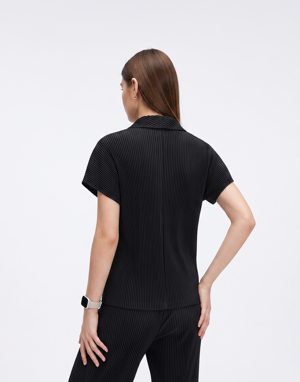 Wrinkle-Free, Cooling & Breathable Boardroom Pleated Blazer