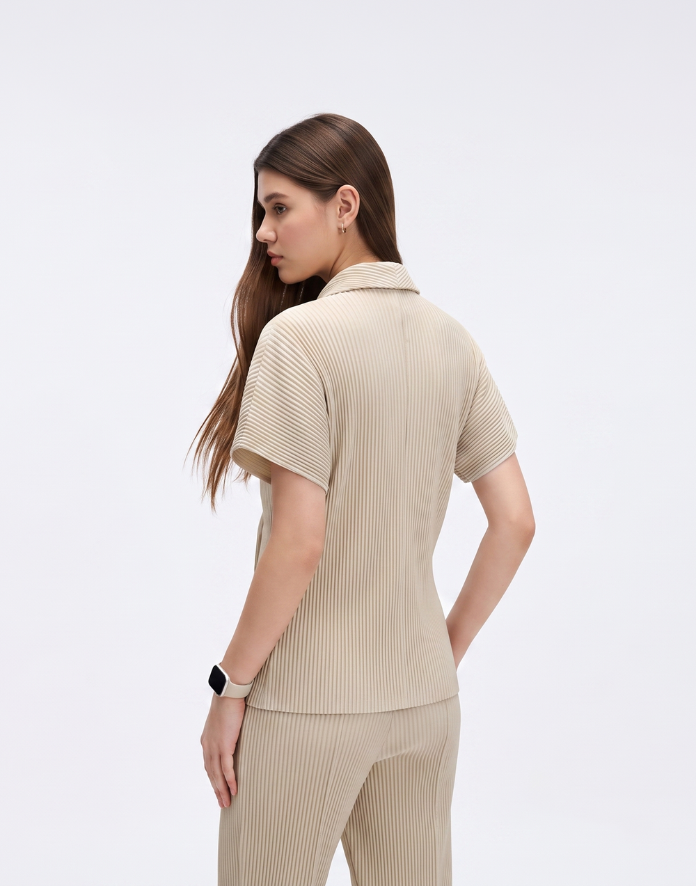 Wrinkle-Free, Cooling & Breathable Boardroom Pleated Blazer