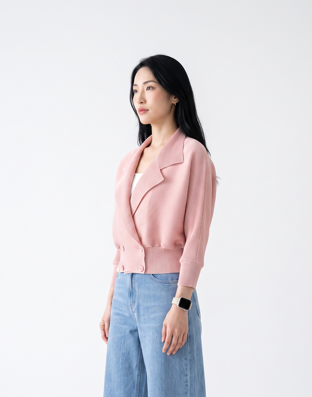 Wrinkle-Free, Cooling & Breathable Free Size Pleated Soho Jacket