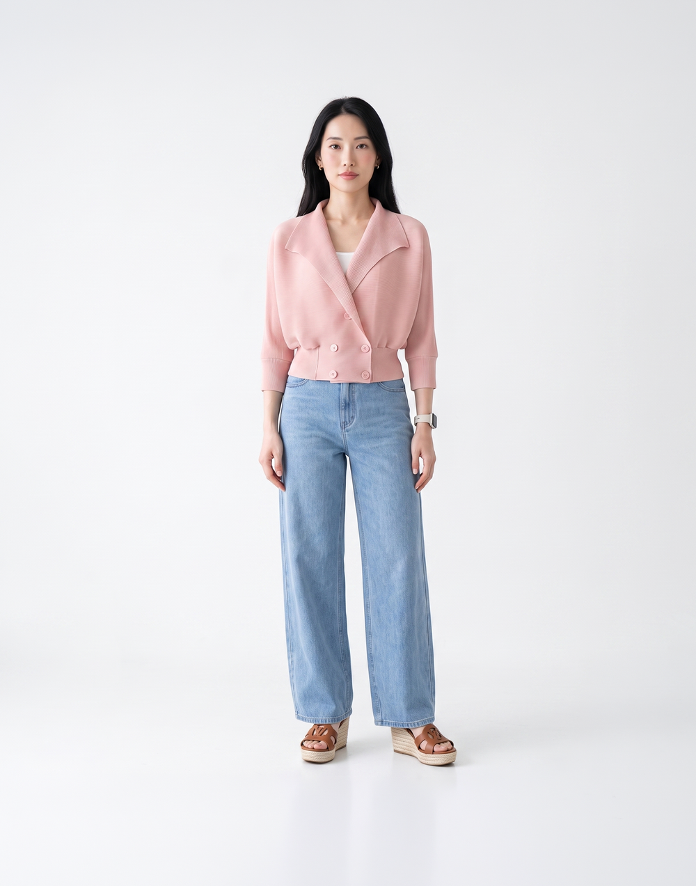 Wrinkle-Free, Cooling & Breathable Free Size Pleated Soho Jacket