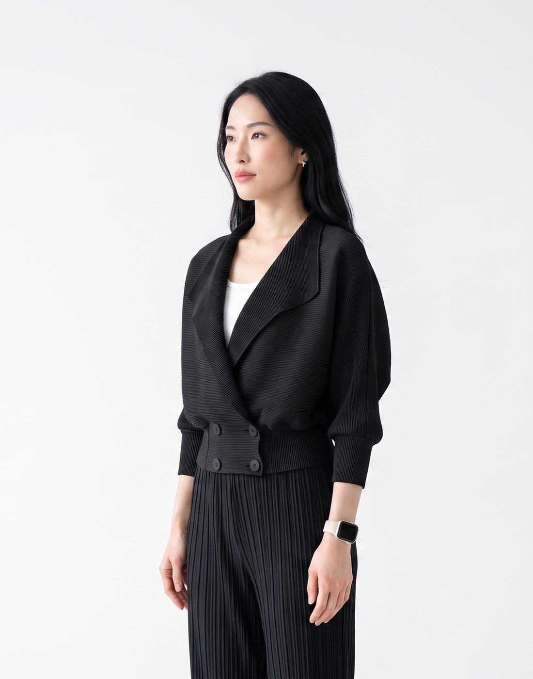 Wrinkle-Free, Cooling & Breathable Free Size Pleated Soho Jacket