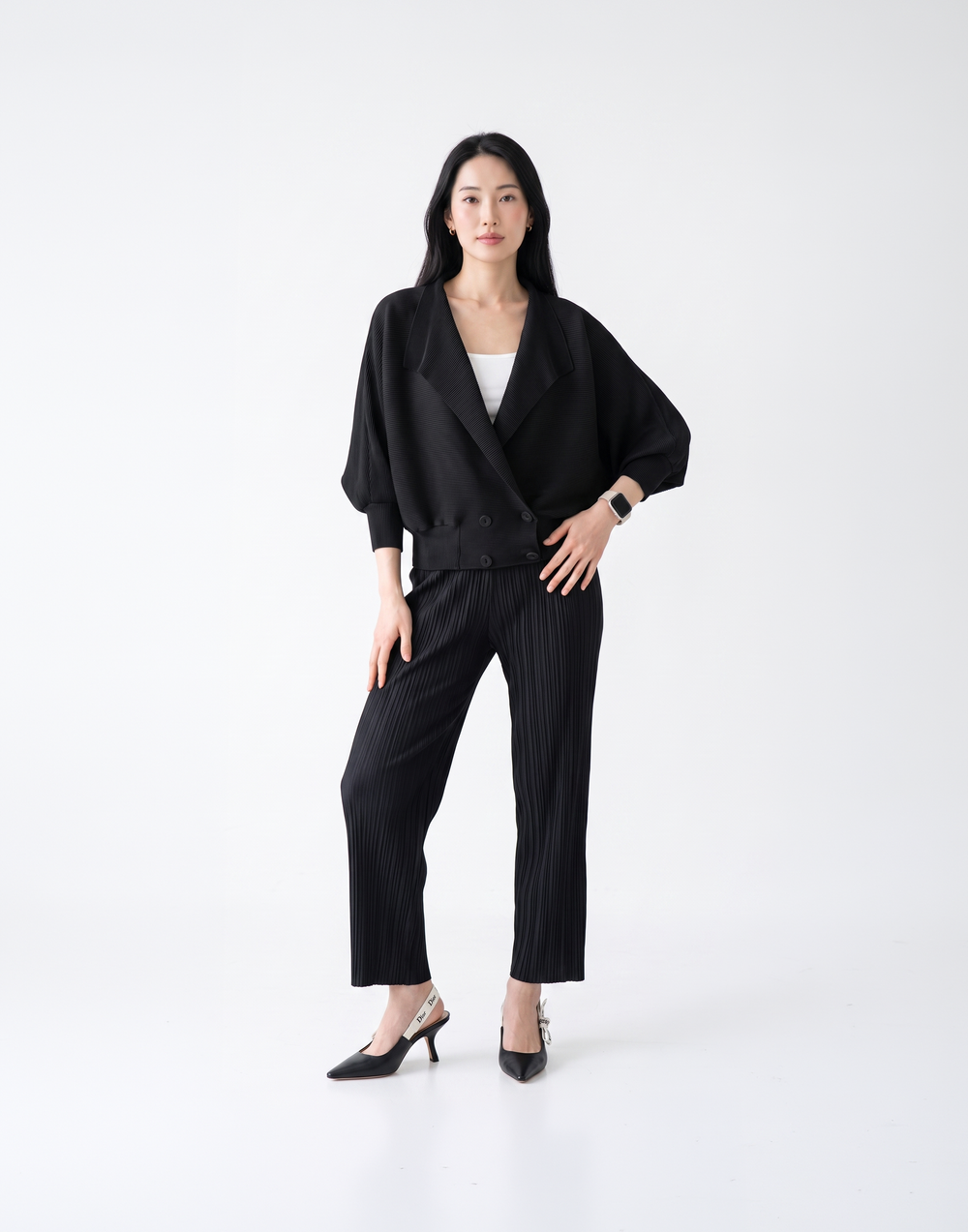 Wrinkle-Free, Cooling & Breathable Free Size Pleated Soho Jacket
