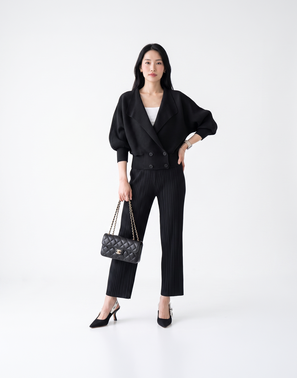 Wrinkle-Free, Cooling & Breathable Free Size Pleated Soho Jacket