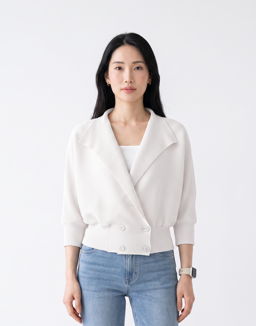 Wrinkle-Free, Cooling & Breathable Free Size Pleated Soho Jacket