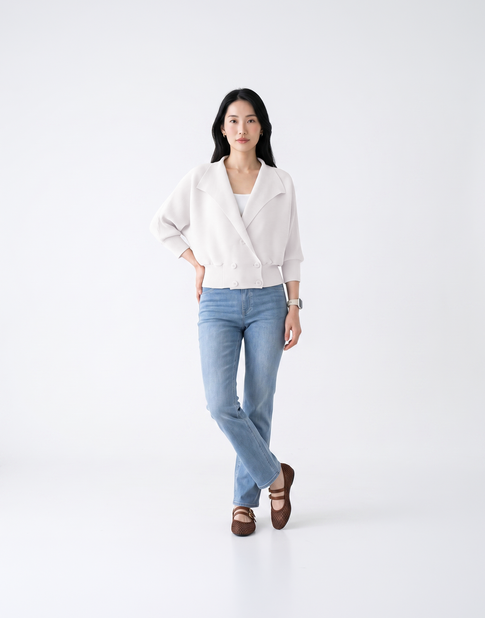 Wrinkle-Free, Cooling & Breathable Free Size Pleated Soho Jacket