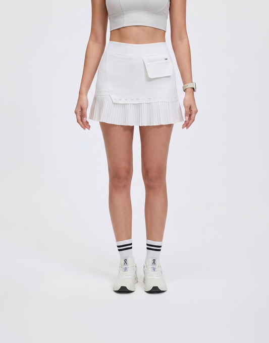 Buy 1, Get 1 Free - Cooling, Sweat-Wicking & Tummy Tucking Hampton Skort With Inner Tights & Pocket