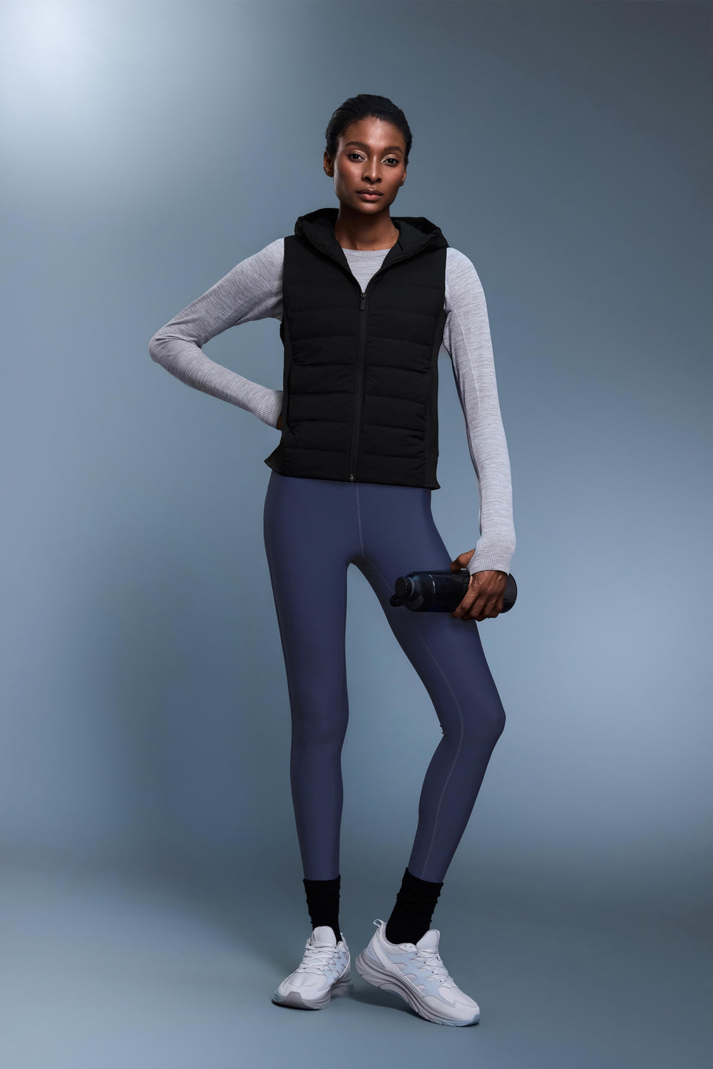 Waterproof & Windproof Forward Vest With Hood & Pockets