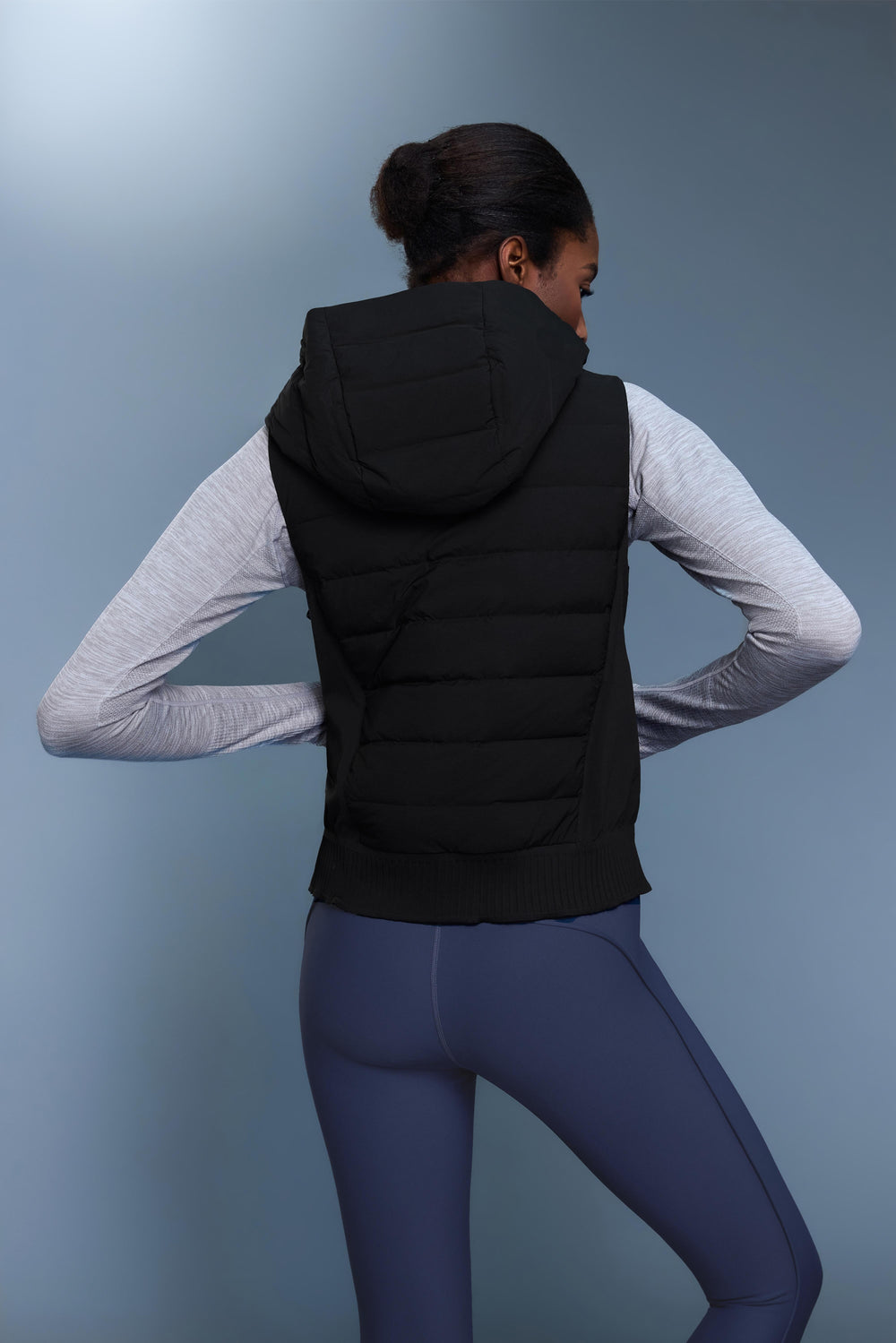 Waterproof & Windproof Forward Vest With Hood & Pockets