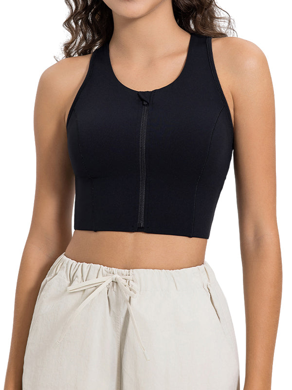 Buy 1, Get 1 Free - High Impact Swift Bra With Moulded Cups & Front Zip