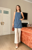 Cooling, Wrinkle-Free Daylight Denim Dress With Pockets