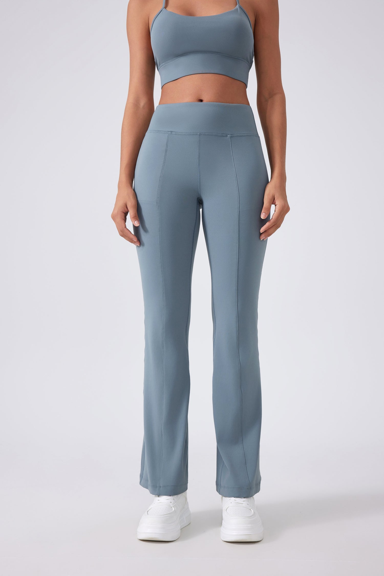 Buy 1, Get 1 Free - High Waisted Buttery Soft Camel-Toe Proof Mirage Flare Pants With Pockets