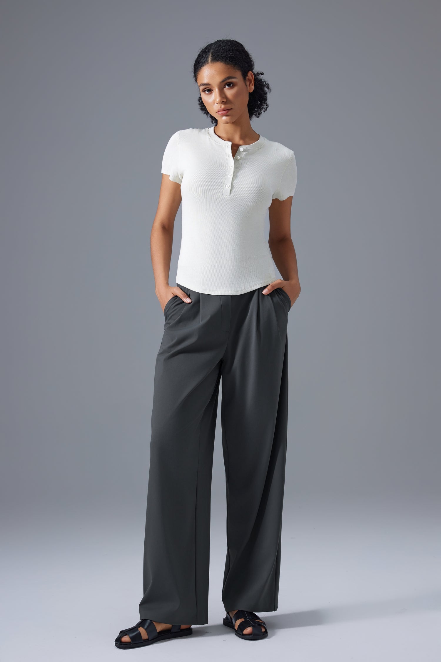 Wrinkle-Free, Breathable & Stretchable Dominance Trousers With Pockets