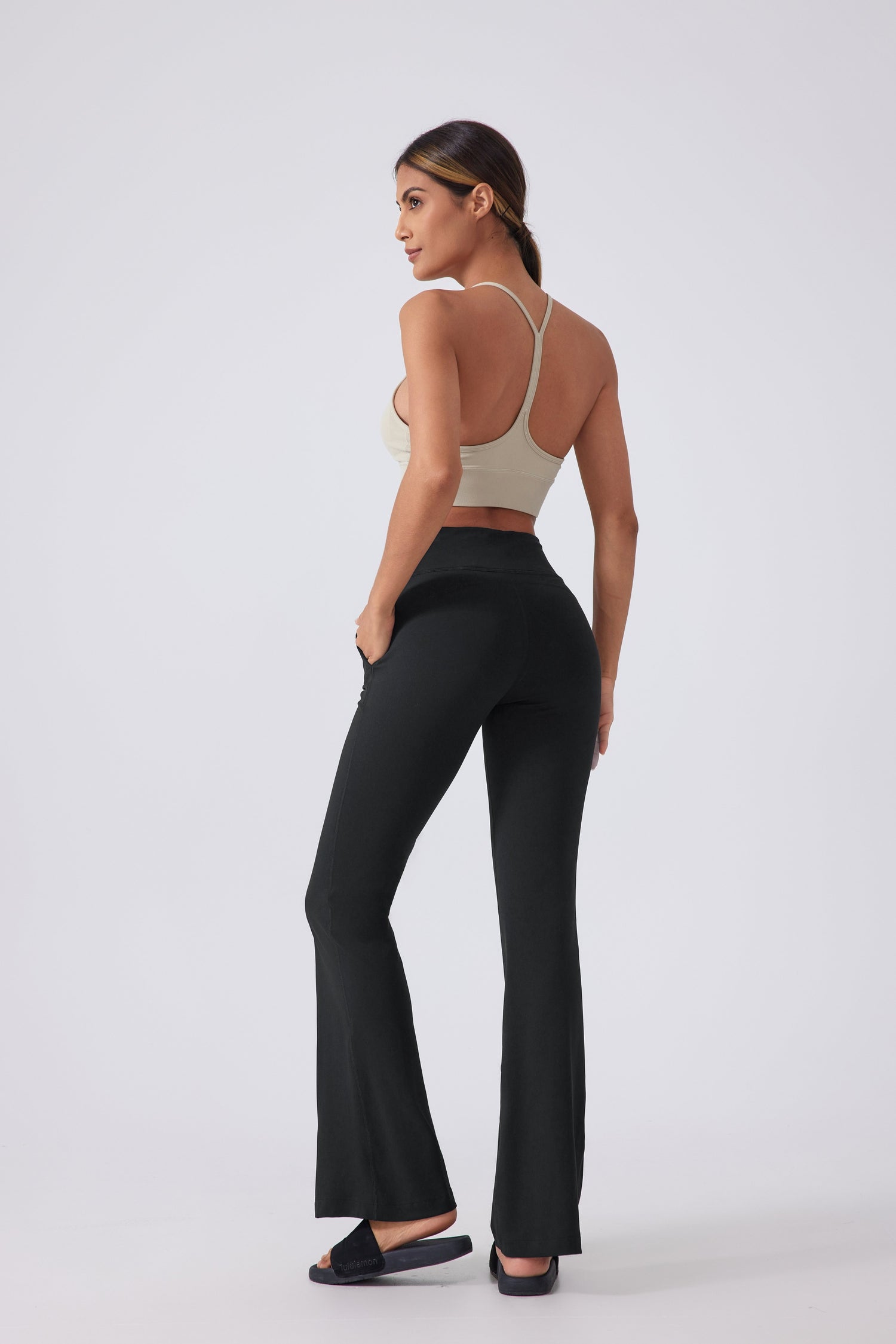 Buy 1, Get 1 Free - High Waisted Buttery Soft Camel-Toe Proof Mirage Flare Pants With Pockets