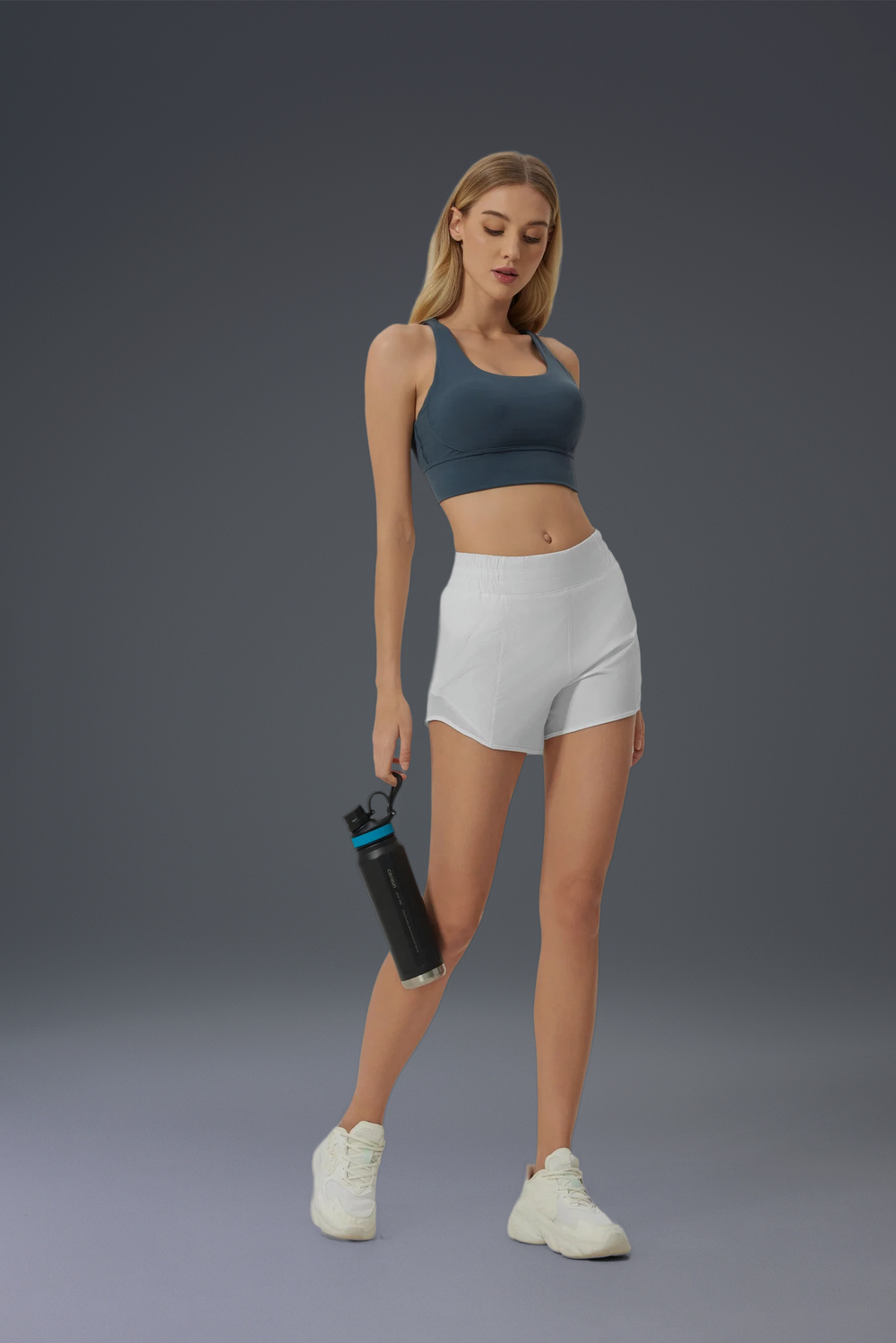 Buy 1, Get 1 Free - Cooling, Sweat-Wicking 4-Way Stretch High-Waisted Acceleration Shorts With Inner Lining