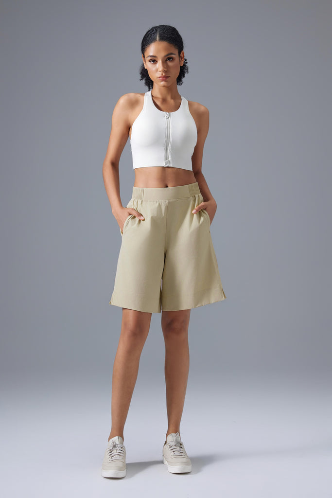 Cooling & Stretchable Wind Shorts With Pockets