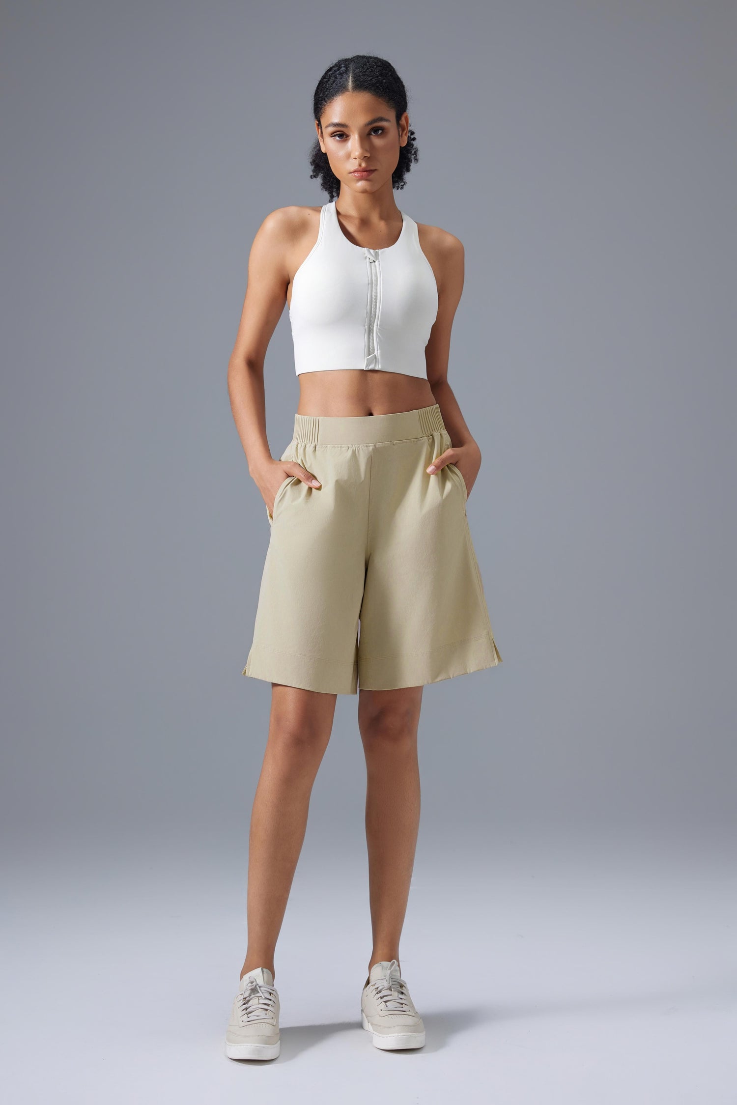 Cooling & Stretchable Wind Shorts With Pockets