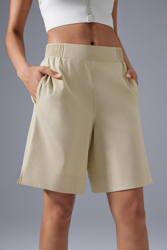 Cooling & Stretchable Wind Shorts With Pockets