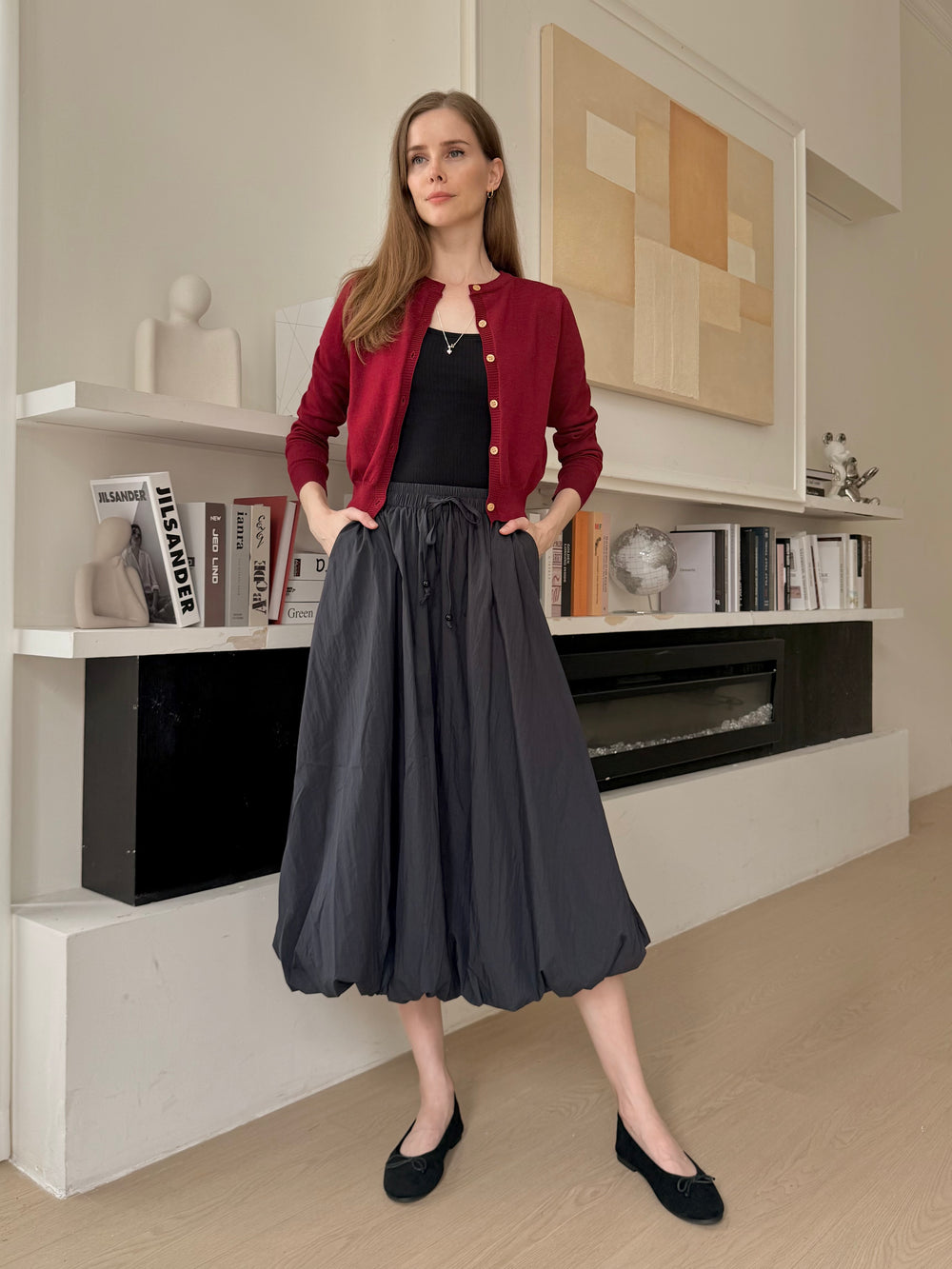 Cooling, Wrinkle-Free Wander Skirt With Pockets