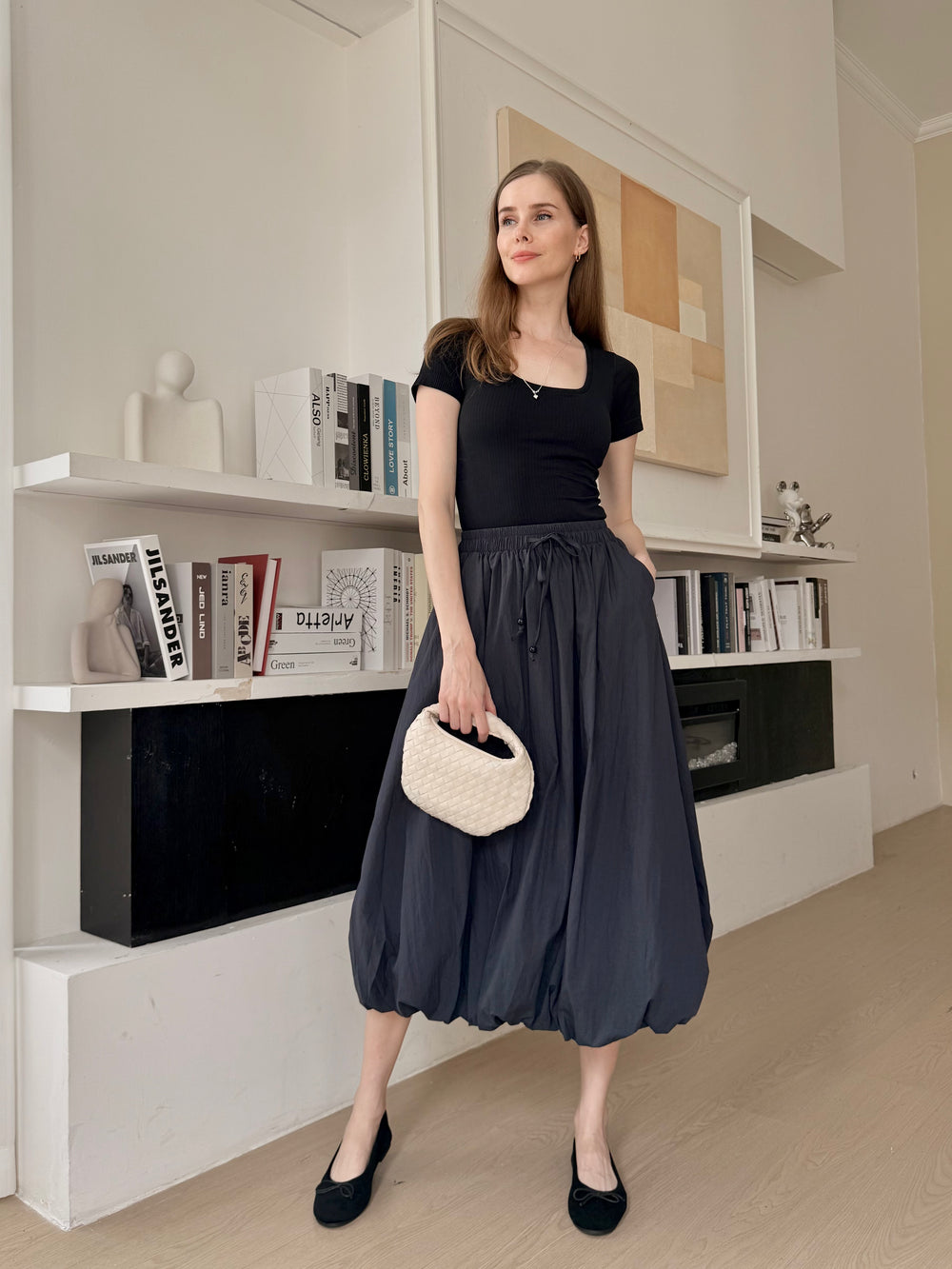 Cooling, Wrinkle-Free Wander Skirt With Pockets