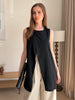 2-In-1 Cooling, Wrinkle-Free Flow Top