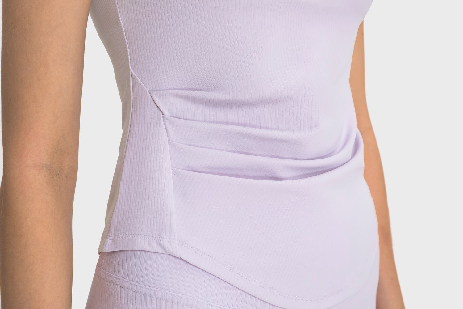 Buy 1, Get 1 Free - Cooling, Buttery Soft Ribbed Padded Luxe Top