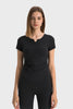 Buy 1, Get 1 Free - Cooling, Buttery Soft Ribbed Padded Luxe Top