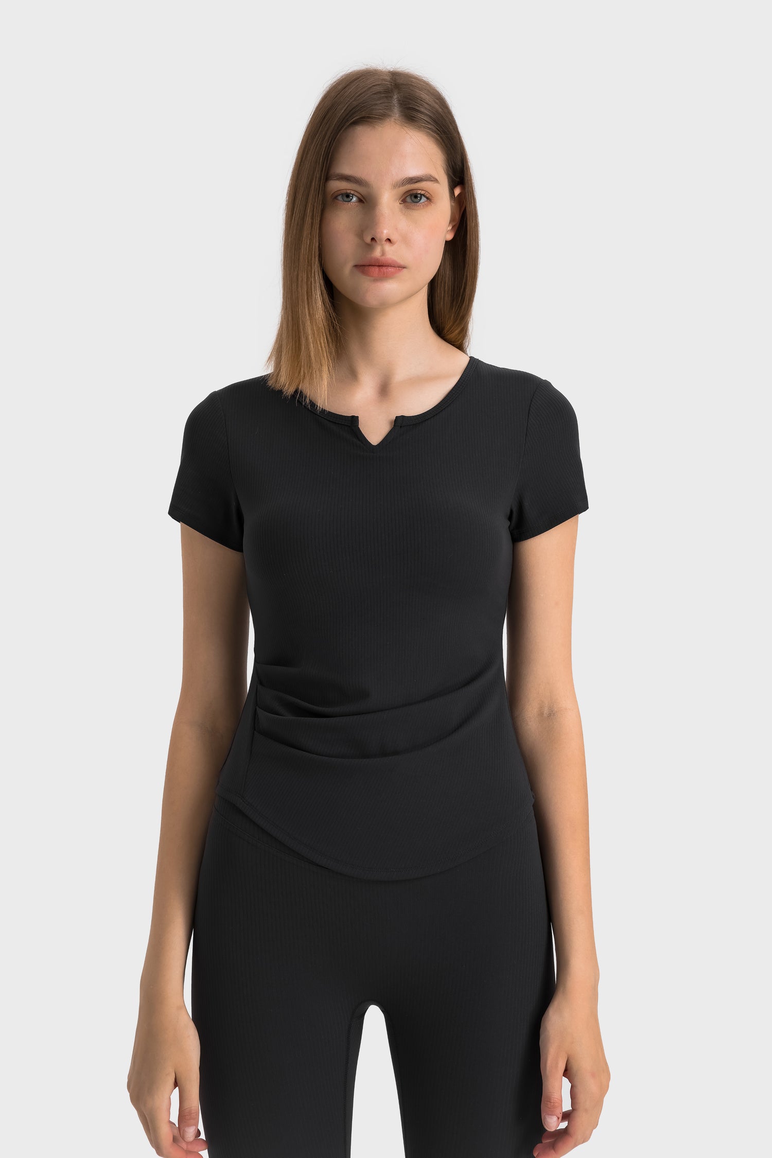 Buy 1, Get 1 Free - Cooling, Buttery Soft Ribbed Padded Luxe Top