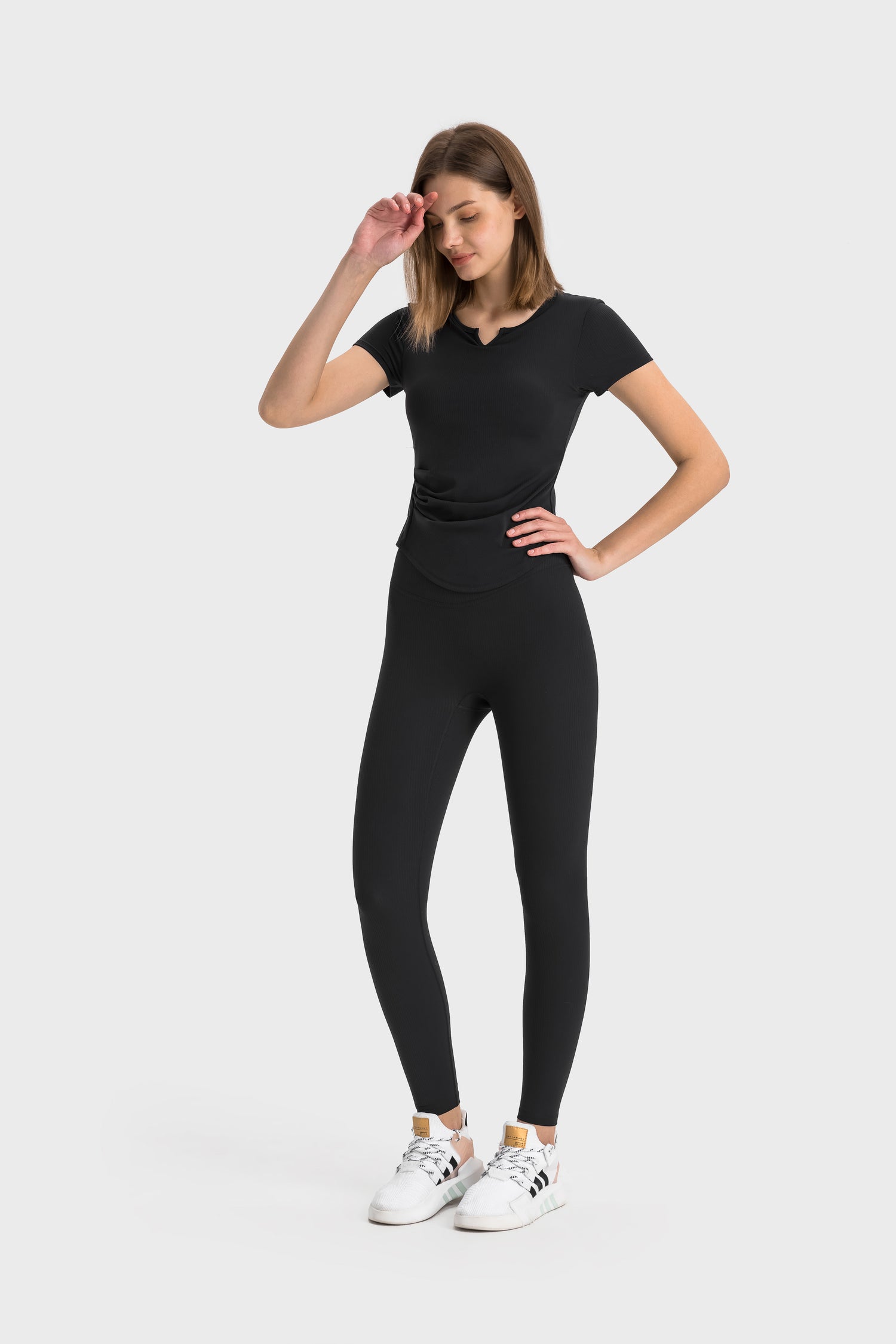 Buy 1, Get 1 Free - Cooling, Buttery Soft Ribbed Padded Luxe Top
