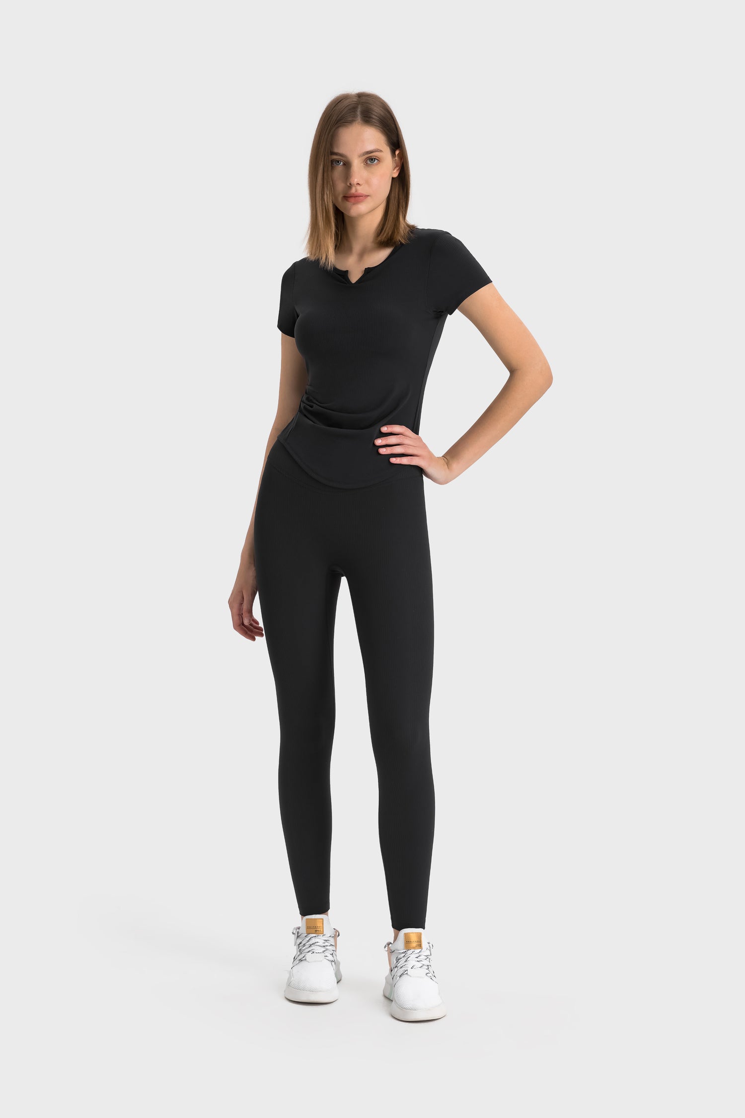 Buy 1, Get 1 Free - Cooling, Buttery Soft Ribbed Padded Luxe Top