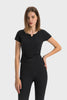 Buy 1, Get 1 Free - Cooling, Buttery Soft Ribbed Padded Luxe Top