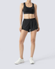 Buy 1, Get 1 Free- Adjustable High Impact Spirited Running Sports Bra With Moulded Cups & Clasps