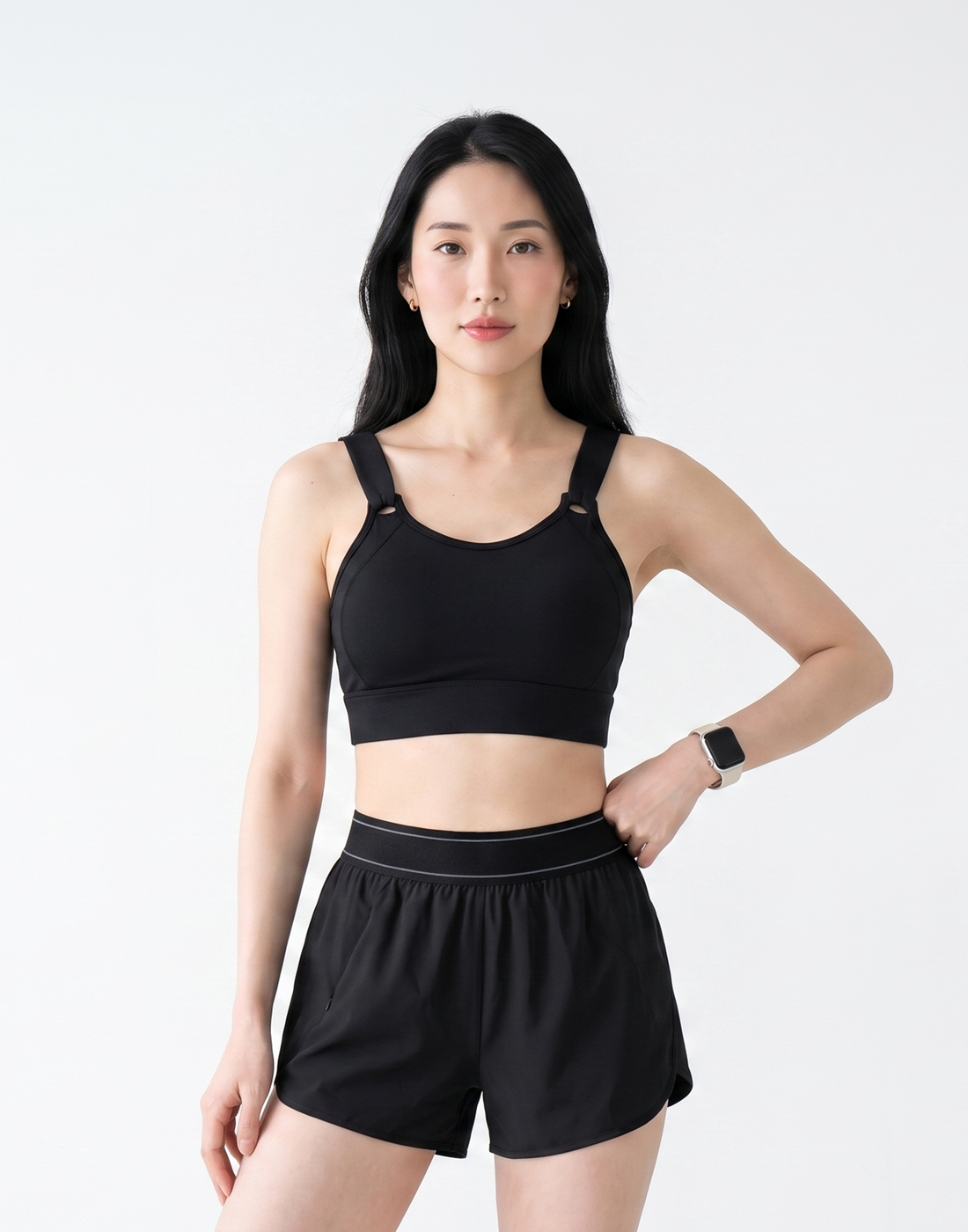 Buy 1, Get 1 Free - Buttery Soft, Cooling & High Impact Momentum Bra With Adjustable Straps, Clasps and Moulded Cups