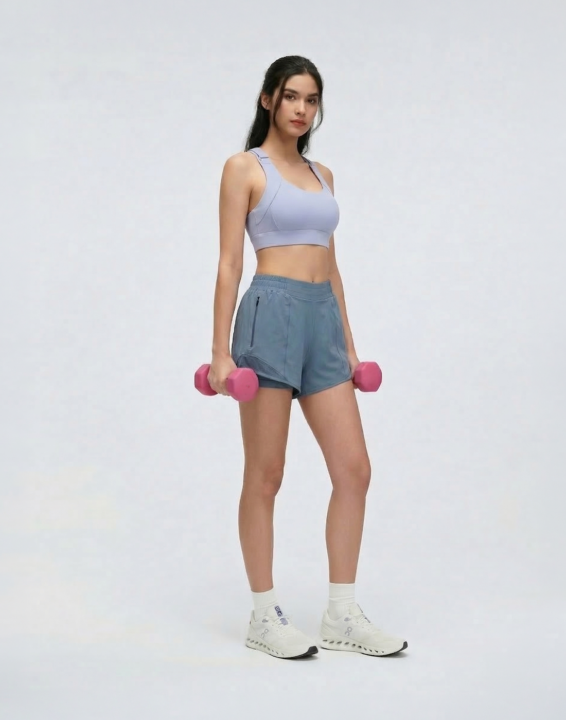 Buy 1, Get 1 Free- Adjustable High Impact Spirited Running Sports Bra With Moulded Cups & Clasps