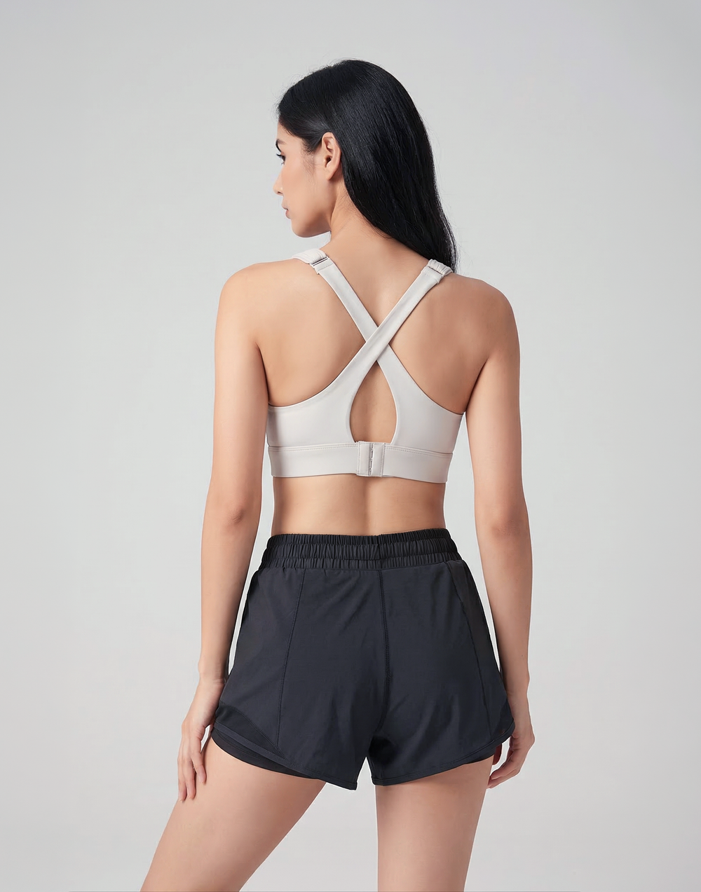 Buy 1, Get 1 Free- Adjustable High Impact Spirited Running Sports Bra With Moulded Cups & Clasps