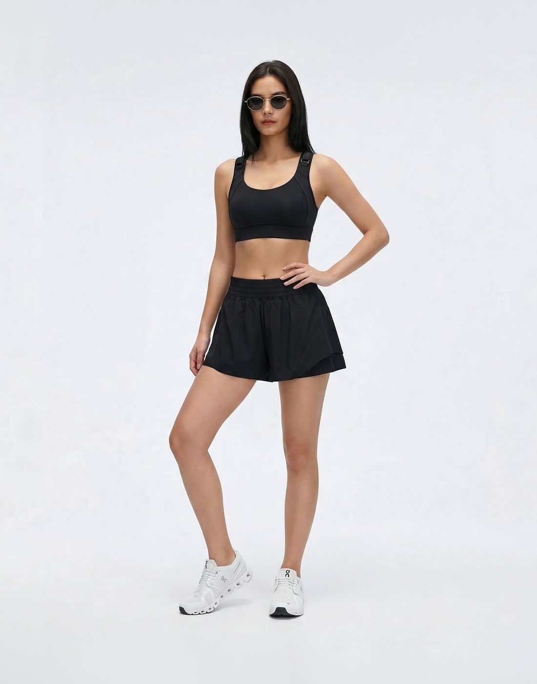 Buy 1, Get 1 Free- Adjustable High Impact Spirited Running Sports Bra With Moulded Cups & Clasps