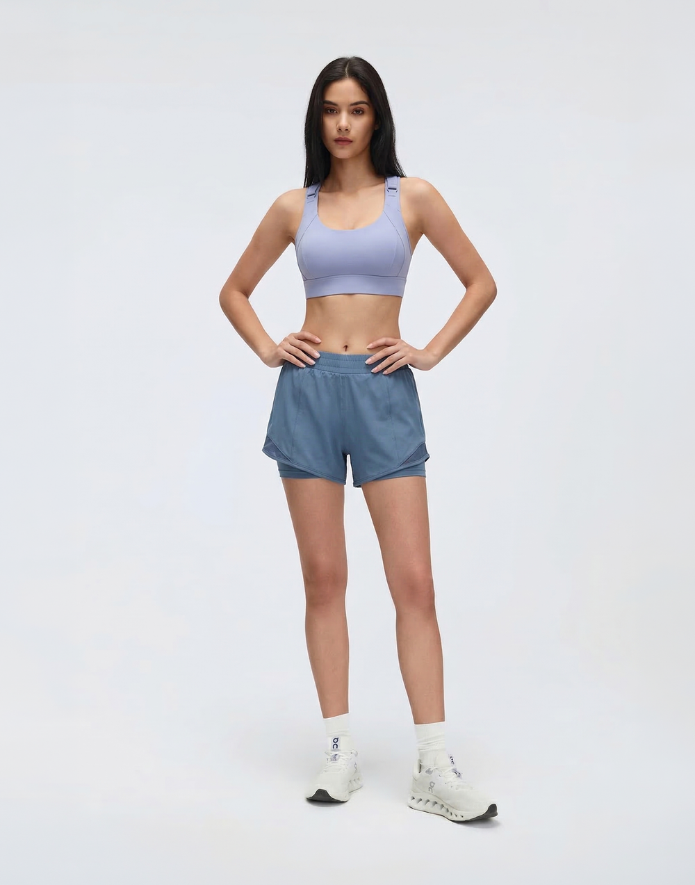 Buy 1, Get 1 Free- Adjustable High Impact Spirited Running Sports Bra With Moulded Cups & Clasps