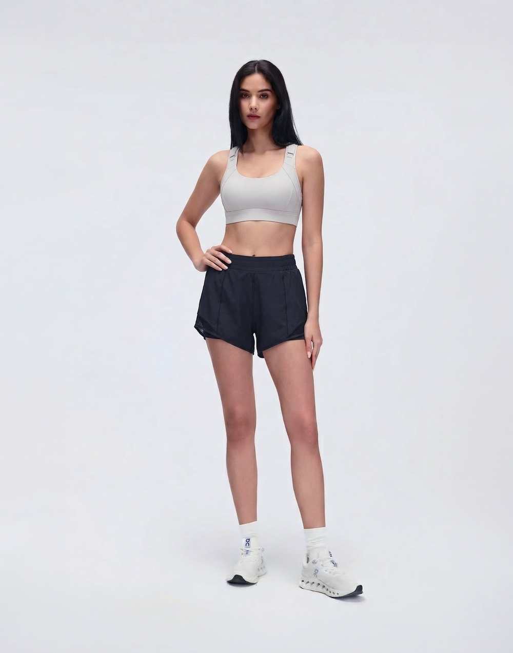 Buy 1, Get 1 Free- Adjustable High Impact Spirited Running Sports Bra With Moulded Cups & Clasps