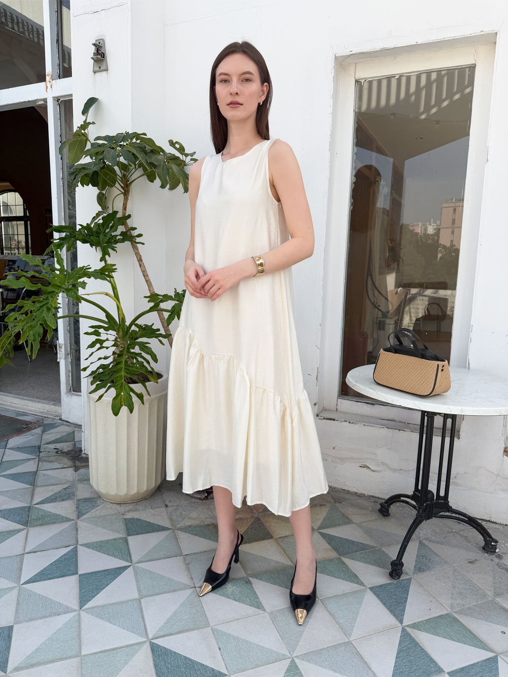 Crease Resistant Flowy Travel Dress