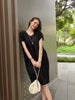 Wrinkle-Free, Cooling & Stretchy Pleated Bliss Dress With Sleeves
