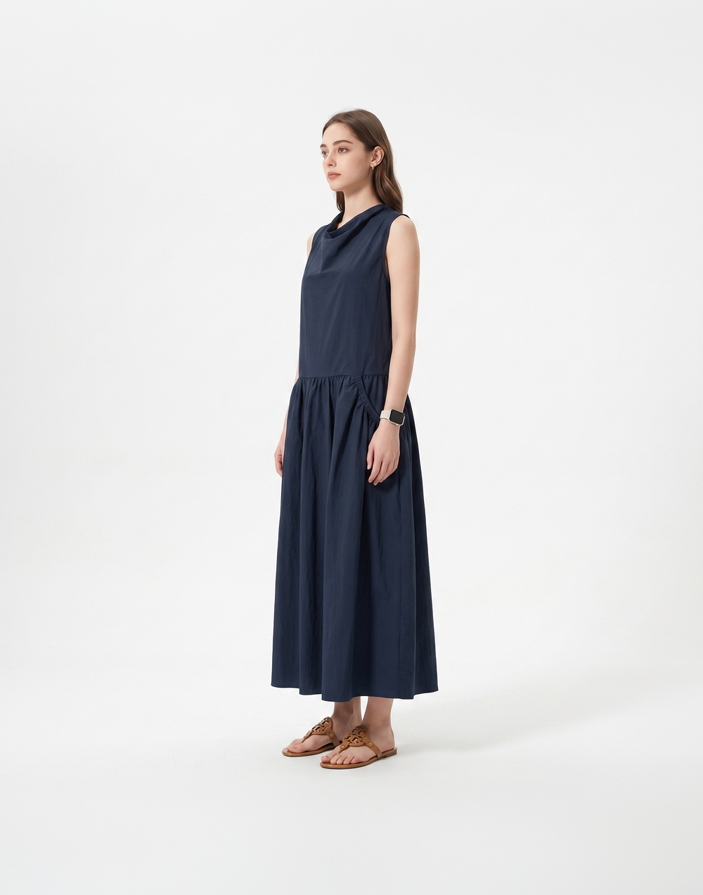 Cooling, Breathable Iris Dress With Pockets