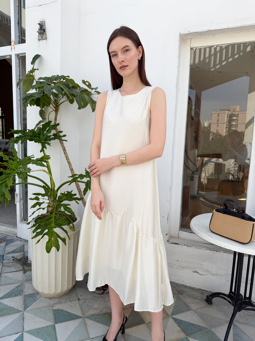 Crease Resistant Flowy Travel Dress